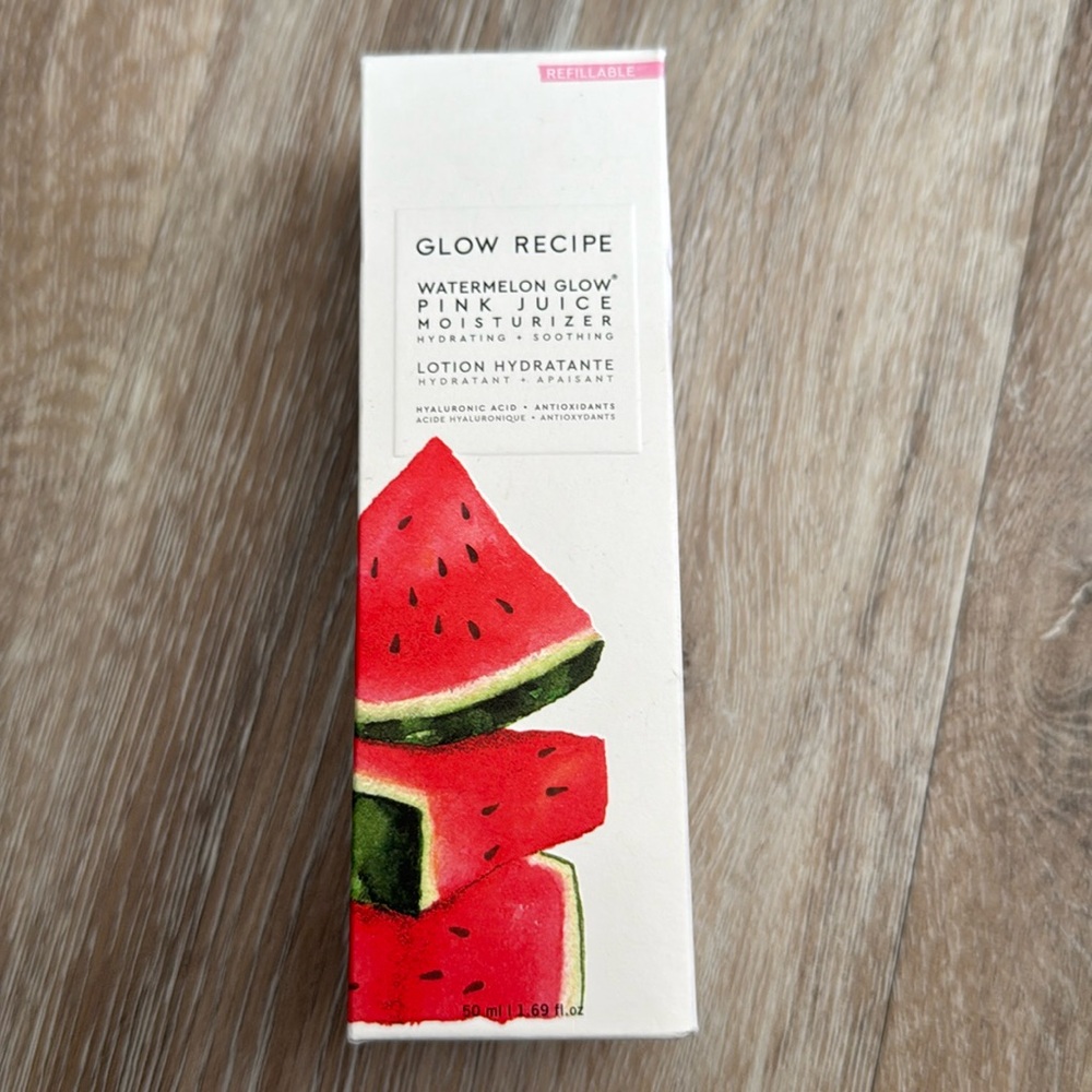 Glow Recipe Watermelon Pink Juice Oil-Free Refillable Moisturizer 1.69 Fl oz